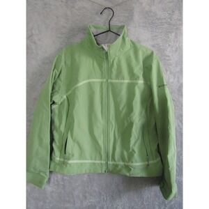 Columbia Titanium Womens Light Green Full Zip Jacket Size Medium Outdoor‎